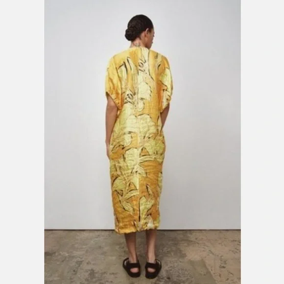 ZARA ZW COLLECTION
PALM PRINT DRESS WITH
POCKETS - Picture 2 of 10